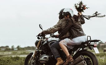 Ảnh cưới 'ngầu' của cặp đôi đam mê tốc độ - Blog Marry
