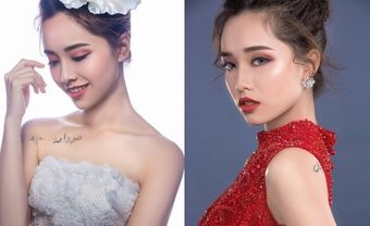 Cô dâu đẹp lạ với style trang điểm 'mắt nâu, môi trầm' - Blog Marry