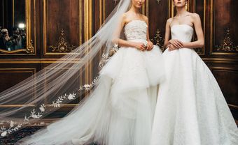 Nét phóng khoáng từ BST váy cưới Oscar de la Renta xuân 2018 - Blog Marry