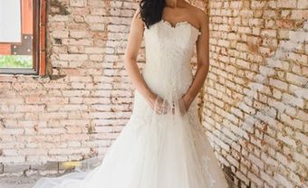 Váy cưới thanh lịch dành cho cô dâu Việt dịu dàng - Blog Marry