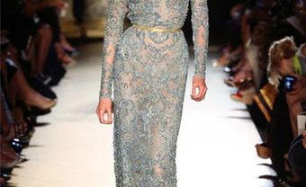 Váy ren đính đá độc đáo của Elie Saab - Blog Marry
