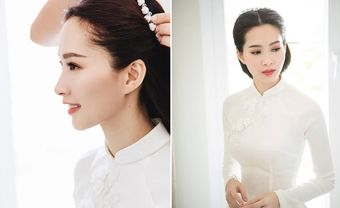 Các kiểu áo dài đẹp cho ngày cưới được hoa hậu Đặng Thu Thảo "lăng xê" - Blog Marry