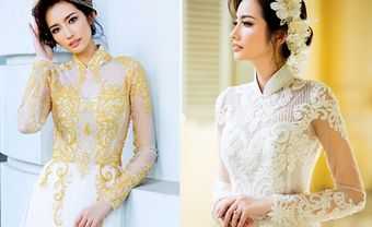 Những kiểu tóc cô dâu mặc áo dài được yêu thích nhất - Blog Marry