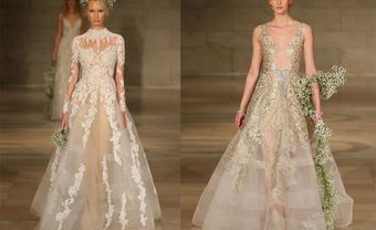 Những mẫu đầm đẹp nhất hiện nay từ Bridal Fashion Week Thu Đông 2018 - Blog Marry