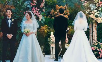 Khám phá bí mật xa xỉ đằng sau chiếc váy cưới của Song Hye Kyo - Blog Marry