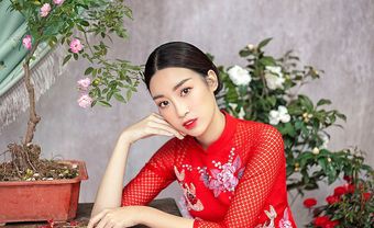 Hoa hậu Đỗ Mỹ Linh gợi ý mẫu áo dài cách tân nào cho Tết Mậu Tuất? - Blog Marry