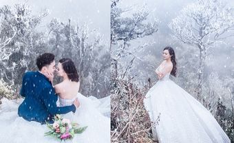 Phục sát đất cô dâu can đảm để vai trần trong băng tuyết chụp ảnh cưới ở Sapa - Blog Marry