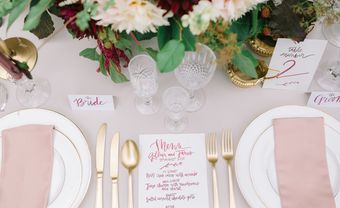 5 xu hướng thiết kế menu tiệc cưới được yêu thích nhất năm 2018 - Blog Marry
