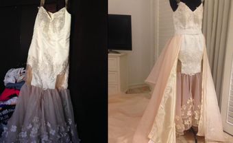 Dở khóc dở cười với chiếc váy cưới tự may "xấu không tưởng" của cô dâu Philippines - Blog Marry