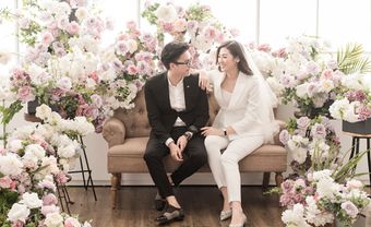 Bộ ảnh cưới trong studio lần đầu tiết lộ của "nàng Á" Tú Anh - Blog Marry