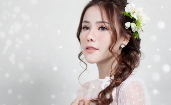 5 kiểu tóc dễ thương đơn giản cho cô dâu "lười biếng" - Blog Marry