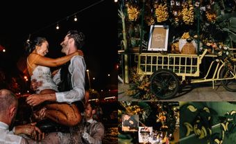 Đám cưới "Cộng hòa chuối" siêu chất của cặp đôi bóng ném - Blog Marry