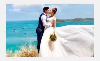 Ảnh cưới ở đảo Nam Du, Hòn Sơn của Hoa hậu Đại dương Thu Thảo - Blog Marry
