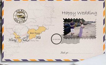 Thiệp cưới postcard: Lời mời độc đáo theo phong cách hiện đại - Blog Marry