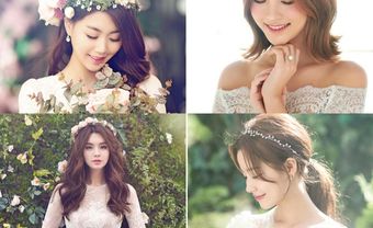 Kiểu tóc cô dâu đẹp tôn vinh mọi hình dáng khuôn mặt - Blog Marry