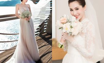 Những chiếc váy cưới "đắt xắt ra miếng" của dàn mỹ nhân Việt - Blog Marry
