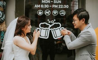 Ảnh cưới cực đáng yêu của đôi bạn học chung trường 14 năm - Blog Marry