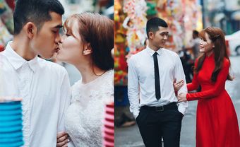 Cặp đôi chụp ảnh cưới Trung thu lung linh ở phố đèn lồng - Blog Marry