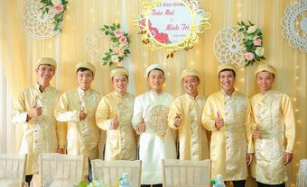 12 mẫu áo dài bưng quả nam lịch lãm cho mùa cưới 2018 - Blog Marry