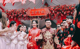 Lễ ăn hỏi đẹp đúng "chuẩn" phim Hoa ngữ của cặp đôi Việt - Blog Marry