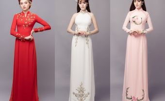 11 mẫu áo dài trẻ trung cho nàng dâu Việt trong mùa cưới 2018 - Blog Marry