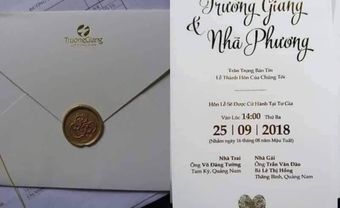 Cận cảnh thiệp cưới của cặp đôi Trường Giang - Nhã Phương - Blog Marry