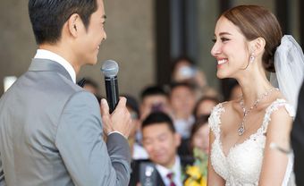 Trịnh Gia Dĩnh bật khóc trong đám cưới lãng mạn cùng hoa hậu Hồng Kông - Blog Marry