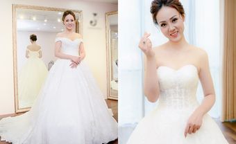 2 mẫu váy cưới giúp bạn gái Công Lý lộng lẫy như công chúa - Blog Marry