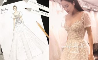 Sau bao đồn đoán, váy cưới Nhã Phương chính thức lộ diện - Blog Marry