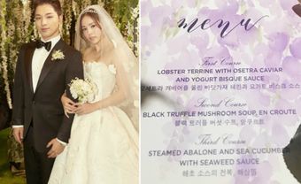 Sao Hàn đãi thượng khách những gì trong tiệc cưới xa hoa? - Blog Marry