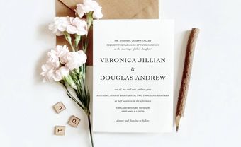 11 mẫu thiệp cưới đơn giản đẹp hút hồn người nhận - Blog Marry