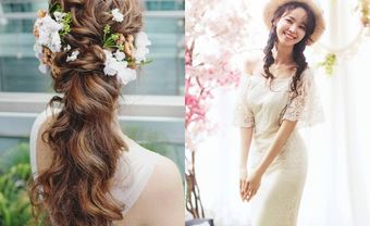 Hướng dẫn tết tóc cô dâu Hàn Quốc "đốn ngã" mọi con tim - Blog Marry