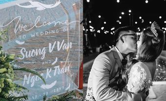 Tiệc cưới ngoài trời đáng ngưỡng mộ của cặp đôi Chàng khờ - Bà hoàng - Blog Marry
