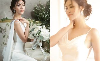 Trước hôn lễ 2 ngày, Lan Khuê khéo léo khoe váy cưới "khủng" - Blog Marry