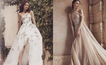 Quý phái tột bậc với BST váy cưới Monique Lhuillier Bridal Spring 2020 - Blog Marry