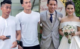 Dàn phụ rể cầu thủ cực chất trong tiệc cưới tiền vệ Hùng Dũng - Blog Marry