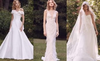 Hóa "thần tiên tỷ tỷ" với váy cưới từ BST Marchesa Bridal Fall 2019 - Blog Marry