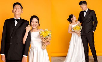 Bộ ảnh cưới siêu đáng yêu của cặp đôi "nấm lùn và cao kều" - Blog Marry