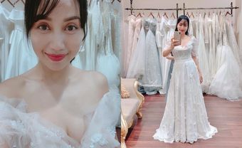 Vóc dáng "mẹ ba con" đáng ngưỡng mộ của Ốc Thanh Vân khi thử váy cưới - Blog Marry