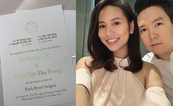 Lê Hiếu chính thức hé lộ mẫu thiệp cưới cực kỳ tối giản - Blog Marry