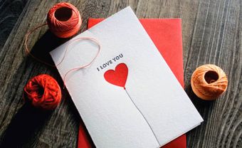 Hướng dẫn chi tiết cách làm 4 mẫu thiệp Valentine ngọt ngào - Blog Marry