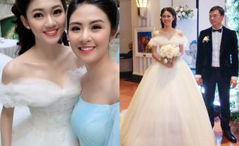 Á hậu Thanh Tú hóa nàng công chúa Cinderella trong tiệc cưới - Blog Marry