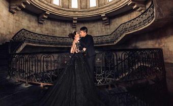 Những bộ váy cưới màu đen ma mị nhưng đẹp đến ngỡ ngàng - Blog Marry