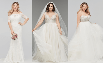Những mẫu váy cưới cho cô dâu có thân hình quá khổ - Blog Marry