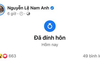 Nam Anh công trạng thái “Đã đính hôn”, khẳng định tự ngỏ lời cầu hôn bạn trai - Blog Marry