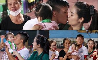 Hot: Bùi Tiến Dũng hôn Khánh Linh say đắm trước hàng nghìn khán giả - Blog Marry