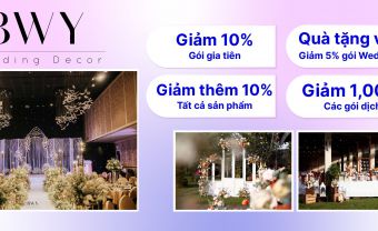 BWY Wedding Decor đồng hành cùng cặp đôi trong ngày chung đôi với những trang trí mộc mạc - Blog Marry