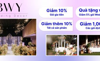 BWY Wedding Decor đồng hành cùng cặp đôi trong ngày chung đôi với những trang trí mộc mạc - Blog Marry