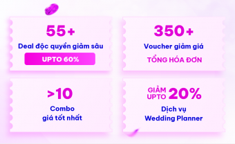 Hơn 350 hạng mục Ưu Đãi Độc Quyền tại Wedding Fair Online 2023 - Blog Marry