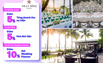 Villa Song Saigon - Tiệc cưới sang trọng trong không gian thơ mộng - Blog Marry